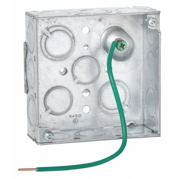 Box, 4 SQ, 1-1/2 Dp, Ubs Pigtail 1/2-3/4