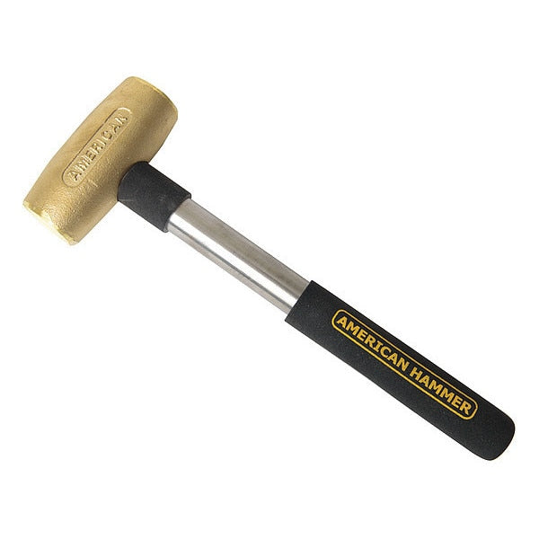 Hammer, Brass, Soft Grip, 4 lb.