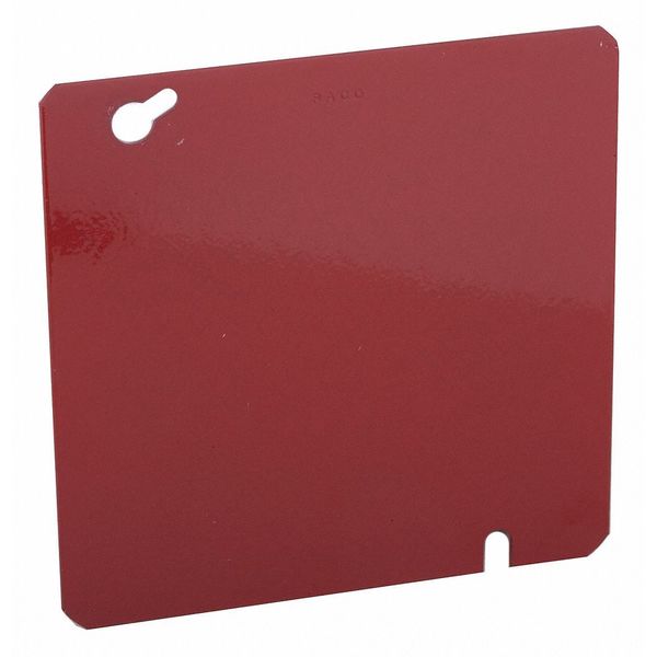 Cover Flat, Blank, Red 4-11/16