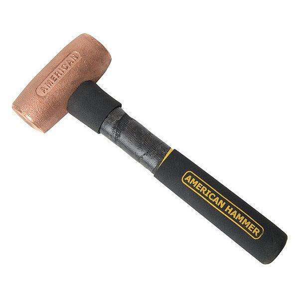 Non Sparking Hammer, Copper, 5 lb., 22