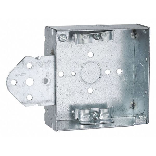 Box, 4 SQ, 1-1/2 Deep, B-Brkt Nm-Clamp