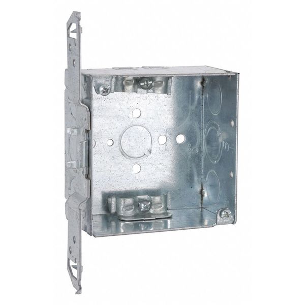 Box, 4 SQ, 2-1/8 Deep, Ts-Brkt Nm-Clamps