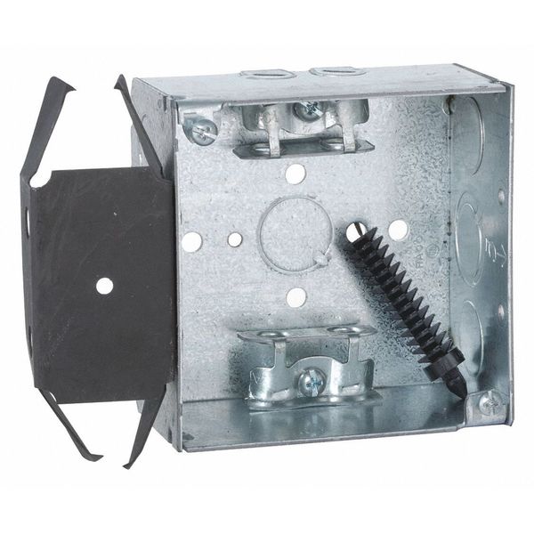 Box, 4 SQ, 2-1/8 Deep, Box-Loc Mc-Clamps