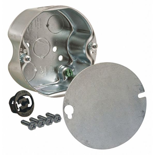 Ceiling Box, 1-1/2 D, 1/2 Ko, 4
