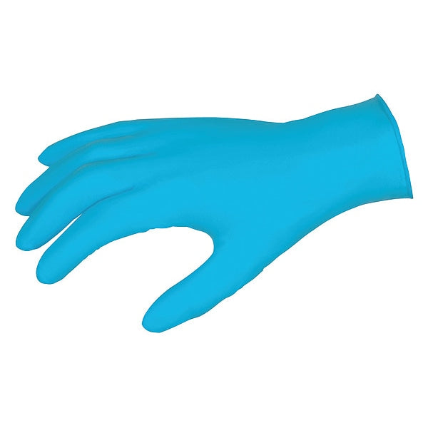 Disposable Industrial/Food Grade Gloves, Nitrile, Powder Free, Blue, L, 1000 PK