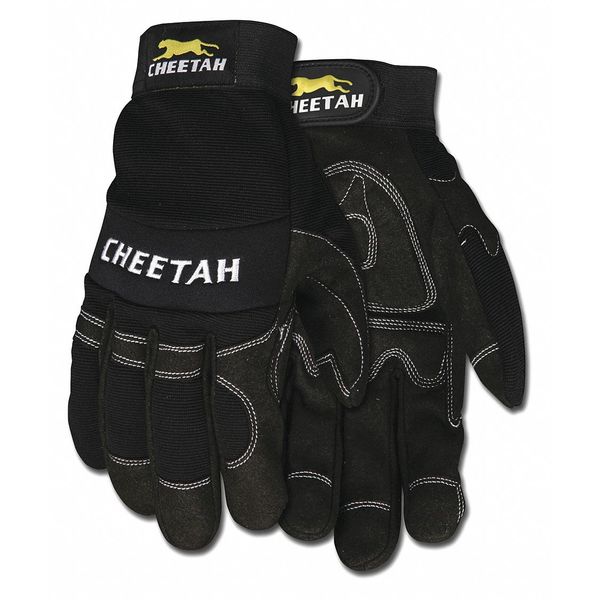 Mechanics Gloves, XL, Black