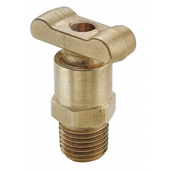 Brass Drain Cock Ball Valve Inline 3/8