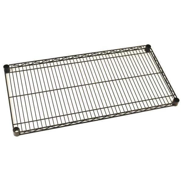 Wire Shelf, 18x54 in., Black Epoxy Coat