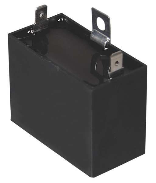 Motor Run Capacitor, 7.5 MFD, 370V, 2 In. H
