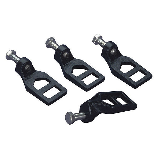Cast Iron, Black Finish, Lock Down Lugs