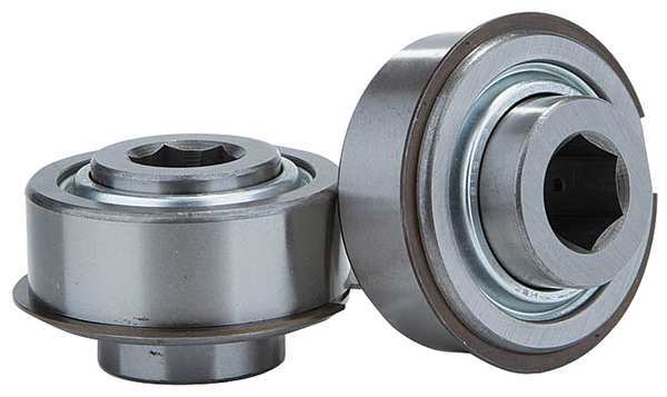 Hex Precision Conveyor Bearing, 11/16 In