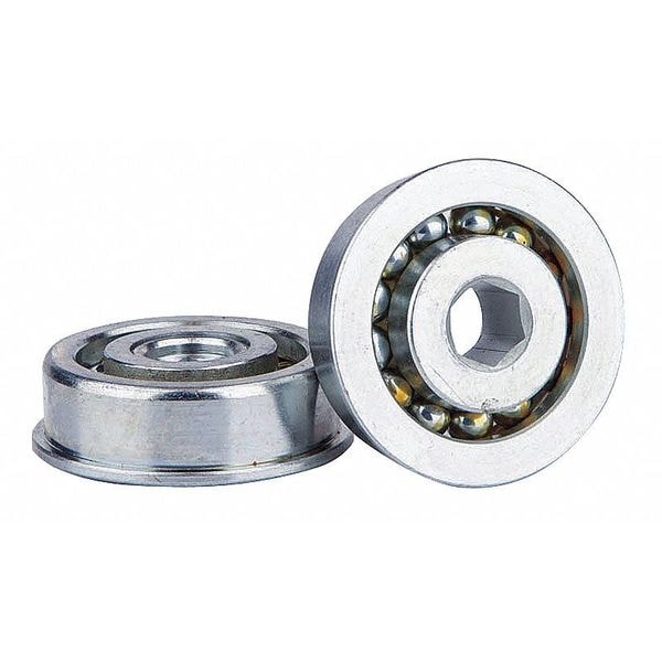 Hex Conveyor Bearing, 1/2 In, 1.500 In OD