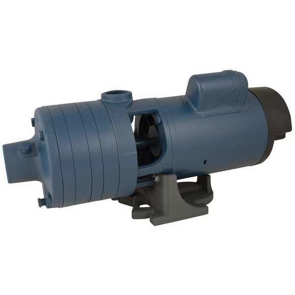 Booster Pump, 2 hp, 208 to 240/480V AC, 3 Phase, 1-1/2 in NPT Inlet Size, 2 Stage