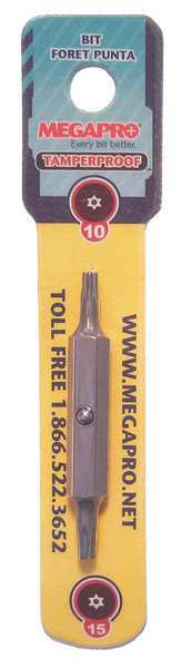 Screwdriver Replacement Bit, Tamperproof