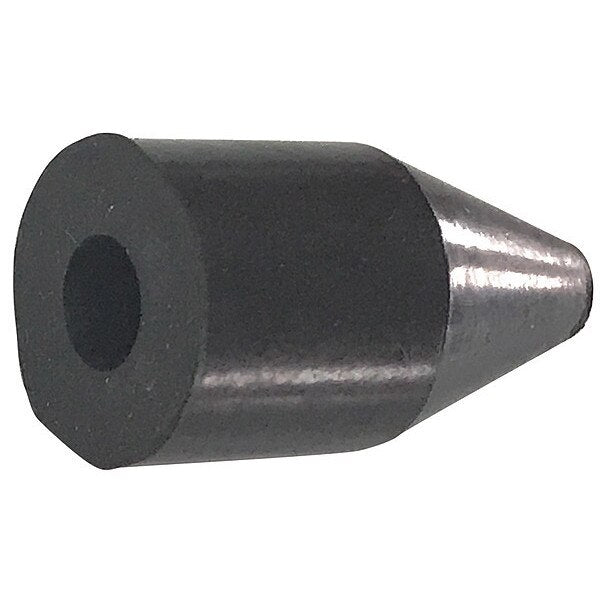 Air Gun Nozzle, Rubber Tip, 1 In L
