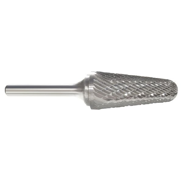 Carbide Bur, Taper Radius, 1/8, 1/8 Shank
