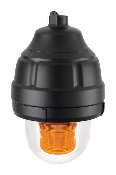 Warning Light, Amber, LED, 120VAC