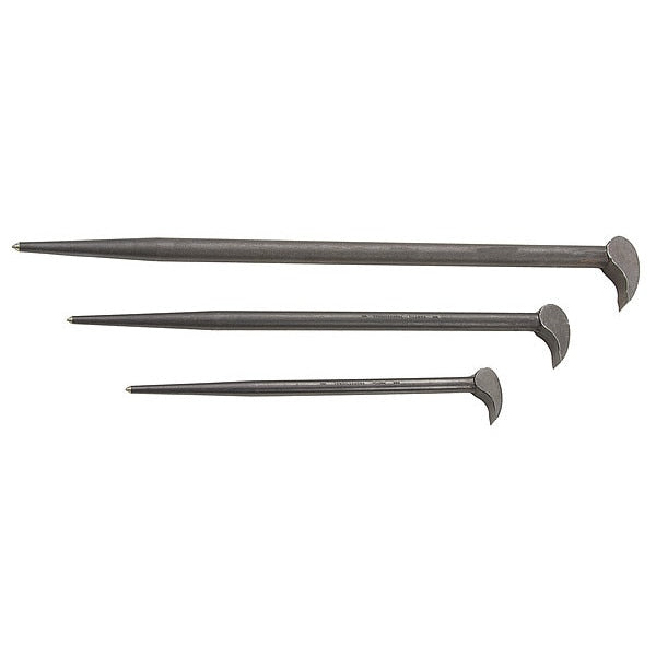 Pry Bar Set, Pieces 3, Alloy Steel