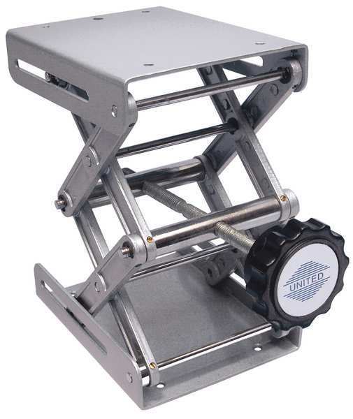 Laboratory Jack Set, Steel, 26cm, Rod