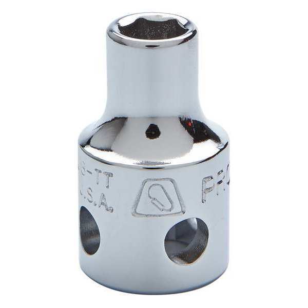3/8 in Drive, 6mm 12 pt Metric Socket, 12 Points