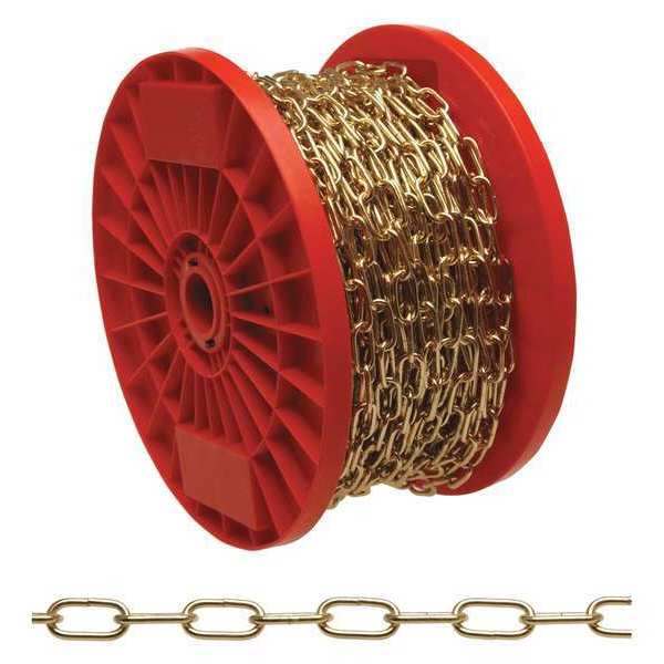 #100 Hobby/Craft Oblong Decorator Chain, Black, 197' per Reel