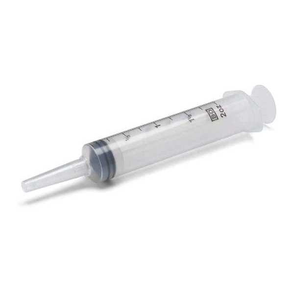 50CC Calibrated Syringe W/ Tape Red Tip