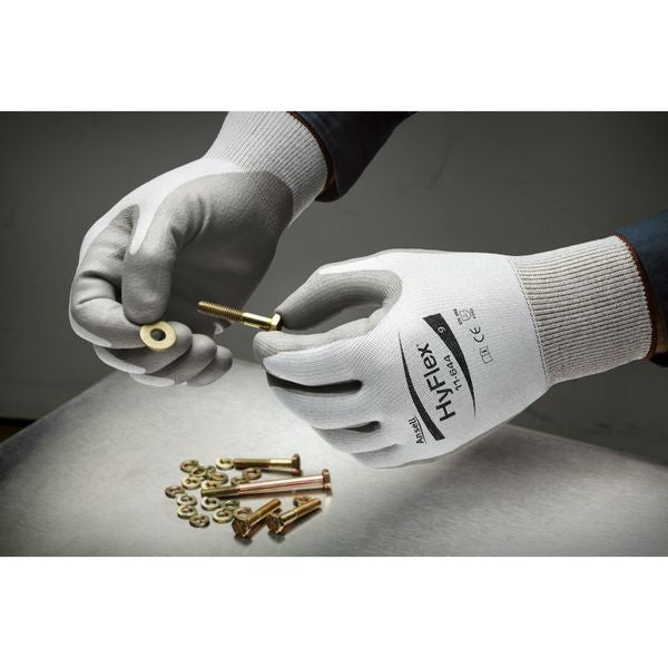 Cut Resistant Coated Gloves, A2 Cut Level, Polyurethane, 2XL, 1 PR