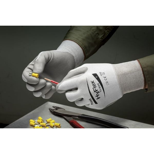 Cut Resistant Coated Gloves, A2 Cut Level, Polyurethane, 2XL, 1 PR