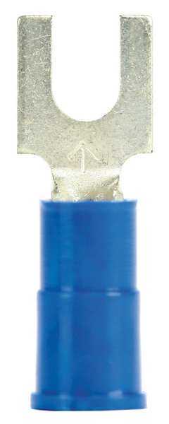 16-14 AWG Vinyl Locking Fork Terminal #8 Stud PK25