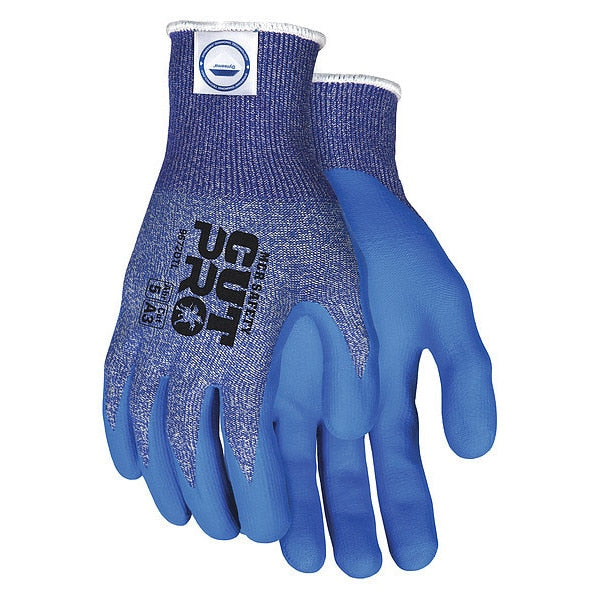 Cut Resistant Coated Gloves, A3 Cut Level, Nitrile/Polyurethane, M, 1 PR