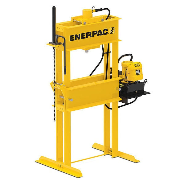 IPE5010, 50 Ton, H-Frame Hydraulic Press, RC5013 Single-Acting Cylinder and ZE4320SBN Electric Pump