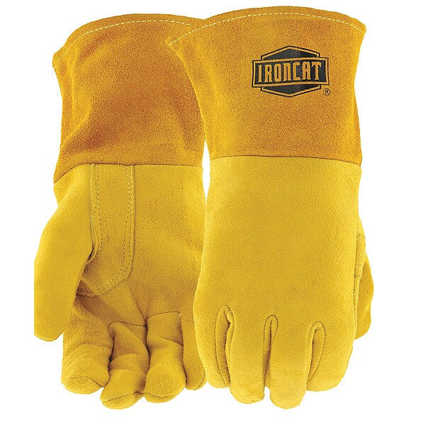 MIG Welding Gloves, Deerskin Palm, L, PR