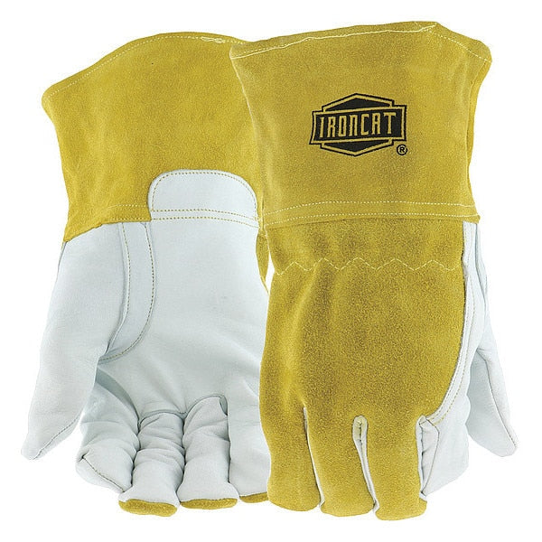 MIG Welding Gloves, Goatskin Palm, XL, 12PK