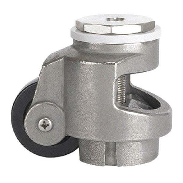 Leveling Caster, Stainless Steel, Load Rating: 1100 lb.