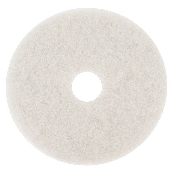 Buffing/Cleaning Pad, 15 In, White, PK5