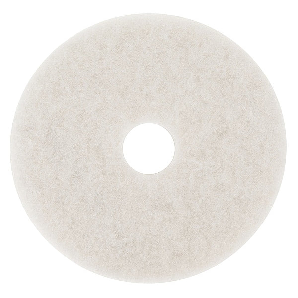 Buffing/Cleaning Pad, 19 In, White, PK5