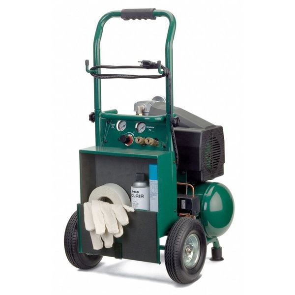 Air Compressor, 2 HP, 115V, 125 psi