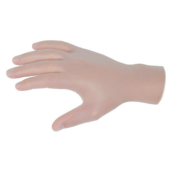 Disposable Medical Grade Gloves, Vinyl, Powder Free, Clear, L, 1000 PK