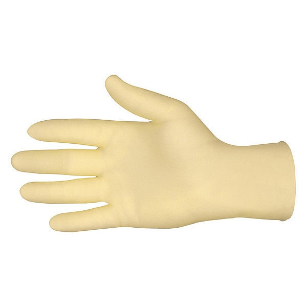 Disposable Medical Grade Gloves, Natural Rubber Latex, Powder Free, Natural, L, 1000 PK
