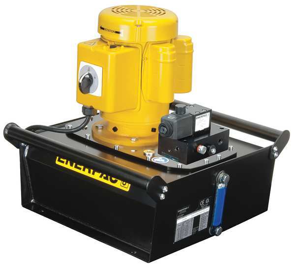 Hydraulic Pump, Electric, 1.5 hp, Induction Motor, 10,000 psi Max Pressure