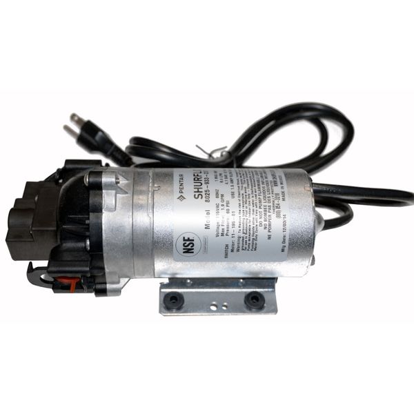 Booster Pump, 1/3 hp, 115V AC, 1 Phase, 3/8 in Barb Inlet Size, 1 Stage, 87 psi Max Pressure