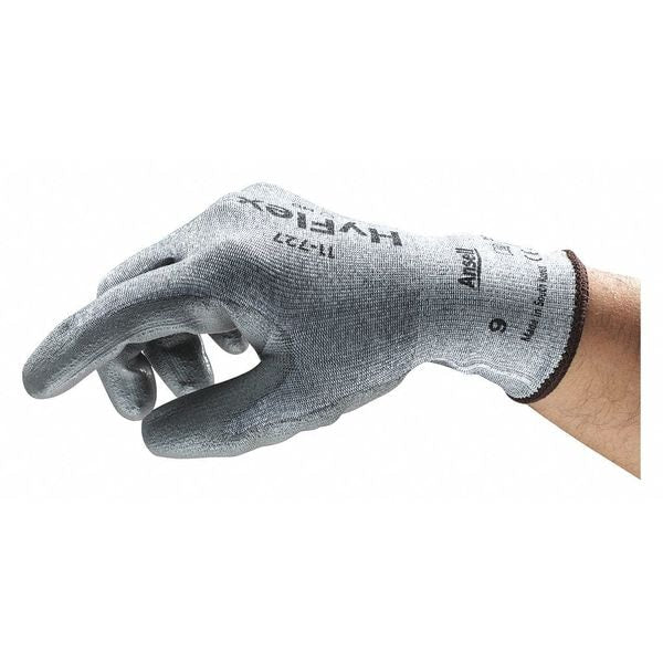 Cut Resistant Coated Gloves, A2 Cut Level, Polyurethane, 9, 1 PR