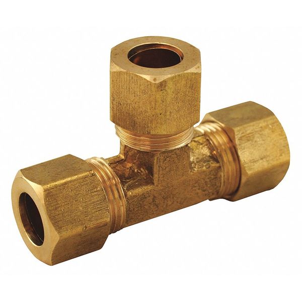 Brass Comp. Tee, No Lead, 3/8