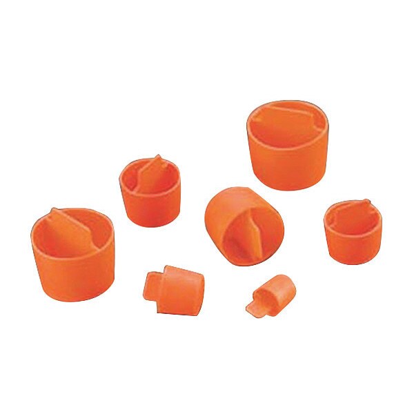 Red Plastic Tapered Plug .551