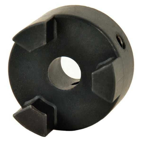 Jaw Coupling Hub, L075, Sintered Iron, 1/2