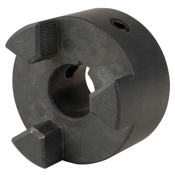 Jaw Coupling Hub, L150, Sinterd Iron, 1-1/2