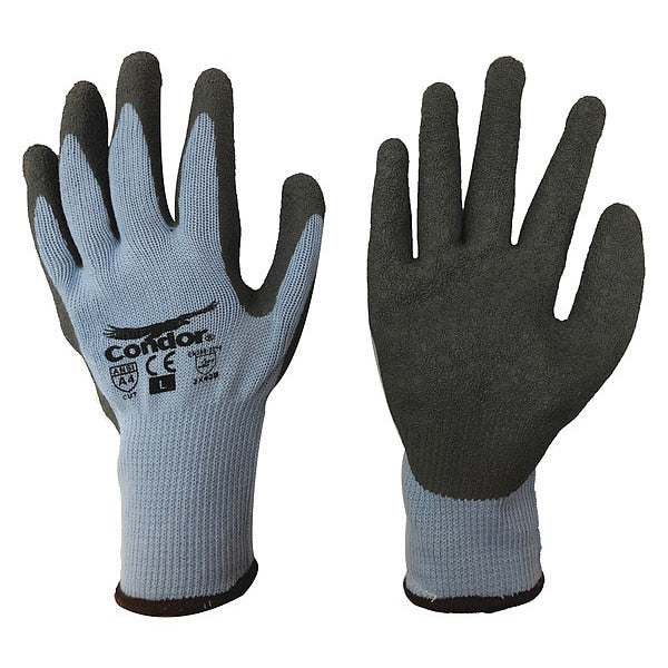 Cut Resistant Coated Gloves, A2 Cut Level, Natural Rubber Latex, 2XL, 1 PR
