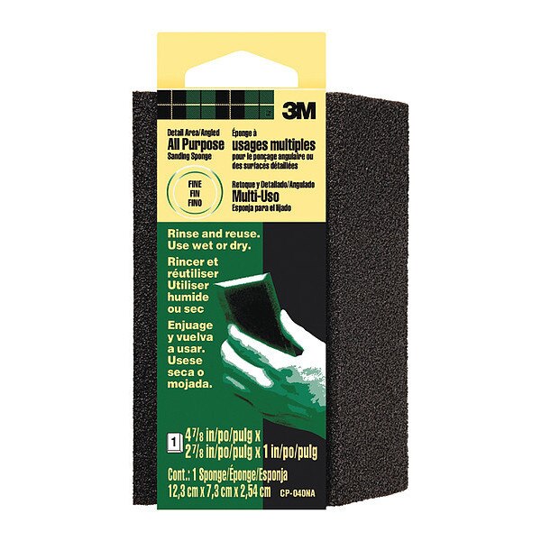 Sanding Sponge CP040-12-CC, 2 7/8, PK12