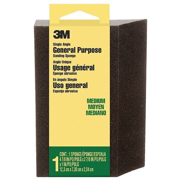 Sanding Sponge, Single Angle, 2 7/8, PK12