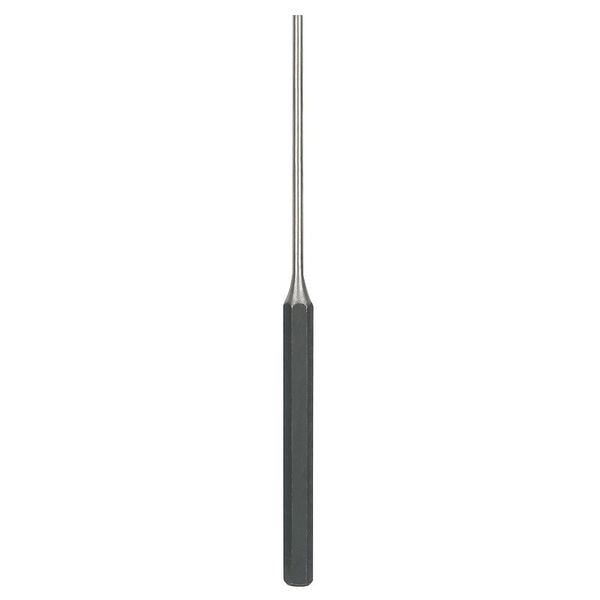 Long Drive Pin Punch, 3/16 In Tip, 8 In L